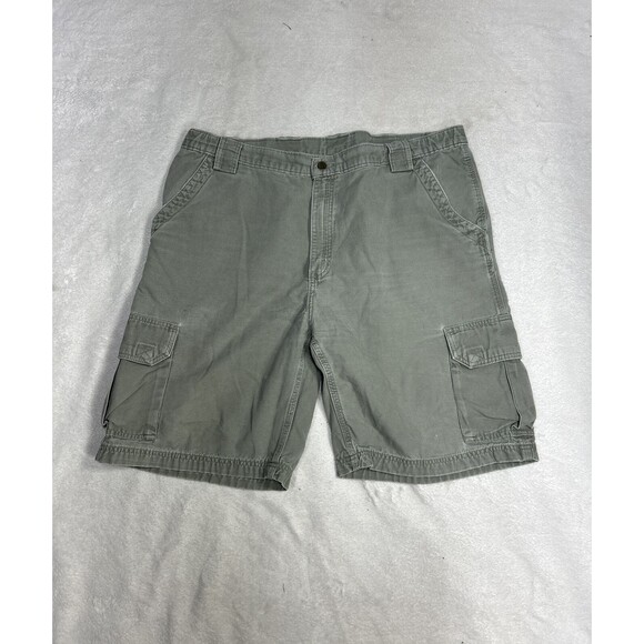Carhartt 6 Pocket Cargo Shorts Men's Size 40 Olive Green B183 LDN Canvas - Picture 1 of 7